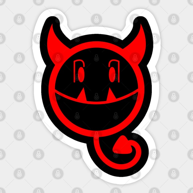 Adorable Devil Sticker by dflynndesigns